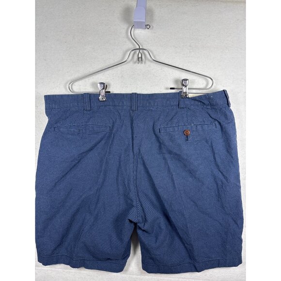 J. Crew Stanton Mens Blue Plaid Cotton Shorts Size 40 x 9 - Picture 6 of 11